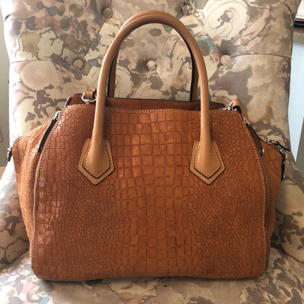 Rare Rebecca Minkoff Large Croc Perry Bag